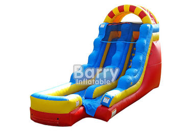 Commercial PVC Outdoor Water Park Slide Inflatable With Customized Logo