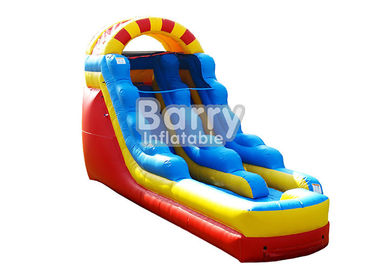 Commercial PVC Outdoor Water Park Slide Inflatable With Customized Logo