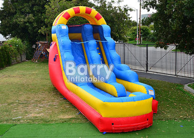 Commercial PVC Outdoor Water Park Slide Inflatable With Customized Logo