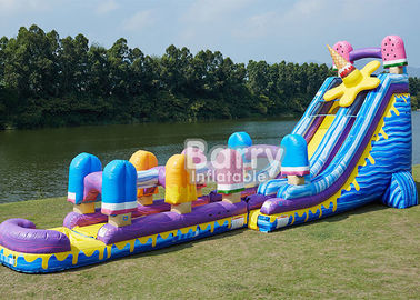 24 FT Ice Pops  , Largest Inflatable Water Slide For Playground