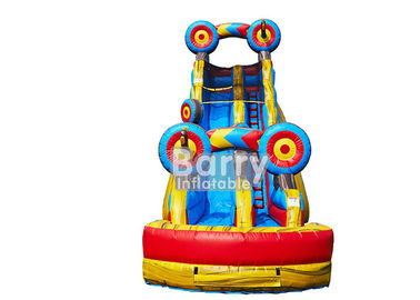 Animal Theme Inflatable Water Slides , Customized Size 25 FT Target 