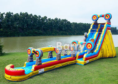 Animal Theme Inflatable Water Slides , Customized Size 25 FT Target 