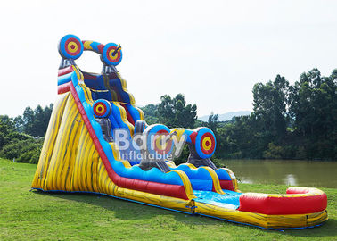 Animal Theme Inflatable Water Slides , Customized Size 25 FT Target 