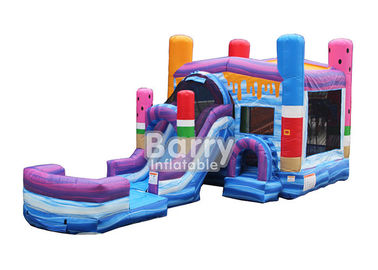 Ice Pops Mega Front Loader Inflatable Combo Bouncer For Kids