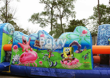 Backyard Inflatable Bounce House For Playland Inflatable Spongebob Toddler Obstacle