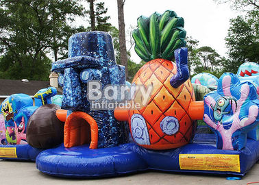 Backyard Inflatable Bounce House For Playland Inflatable Spongebob Toddler Obstacle