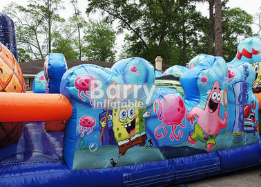 Backyard Inflatable Bounce House For Playland Inflatable Spongebob Toddler Obstacle