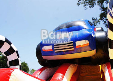 Giant Colorful Children 18ft Patriot Monster Truck Inflatable Slide With CE Certificate