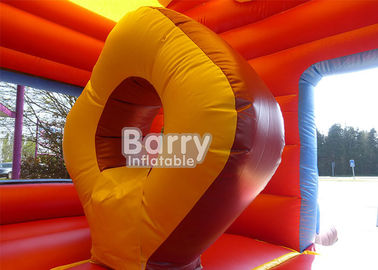 Cool Style Commercial Pirate Ship Inflatable Bounce House Combo UL Lead Free