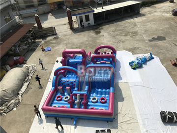 0.5mm PVC Material Customized Giant Inflatable Obstacle Course Combo