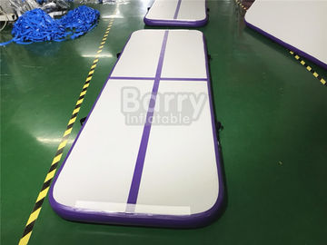 Outdoor Small Portable Kids A Purple Air Track Gymnastics Mat For Body Building With Carry Bag