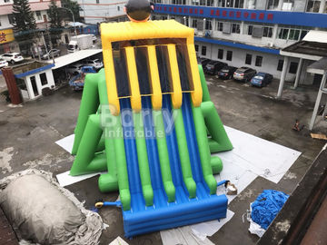 Commercial Grade 4 Lanes Wet Giant Inflatable Water Slide For Big Event