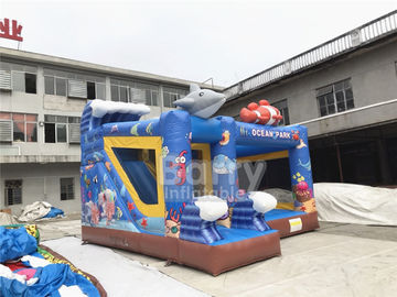 Water Slide Trampoline Inflatable Castle For Commercial Game