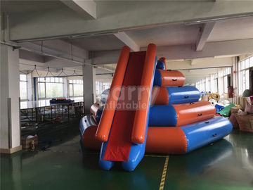PVC Inflatable Floating Water Slide Water Toys , Inflatable Water Park Games