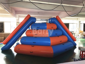 PVC Inflatable Floating Water Slide Water Toys , Inflatable Water Park Games