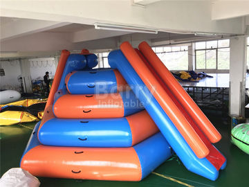 PVC Inflatable Floating Water Slide Water Toys , Inflatable Water Park Games