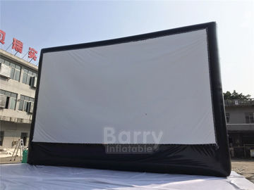 Large Outdoor Backyard Inflatable Home Theater Projection Screen For Advertising