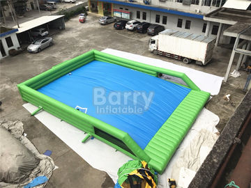 Outdoor Giant Inflatable Water Slide For Event , Tall Drop Kick Water Slide With Platform