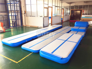 5M Inflatable Air Track Gymnastics Mat For Outdoor , Inflatable Gymnastics Floor