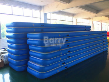 5M Inflatable Air Track Gymnastics Mat For Outdoor , Inflatable Gymnastics Floor