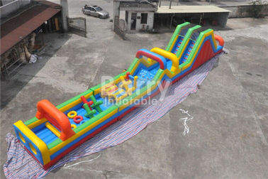 Customized Inflatable Bouncy Castle , Blow Up Outdoor Obstacle Course For Adults