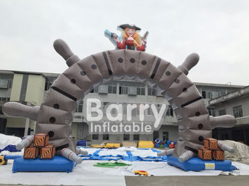 Cartoon Giant Advertising Inflatable Entrance Arch For Promotion Event , Park