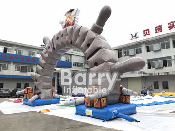 Cartoon Giant Advertising Inflatable Entrance Arch For Promotion Event , Park