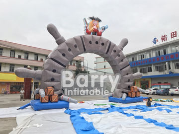 Cartoon Giant Advertising Inflatable Entrance Arch For Promotion Event , Park