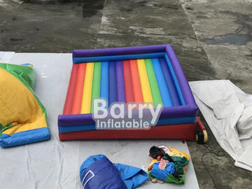 Rainbow Inflatable Jumping Bed Inflatable Bouncer Funny Outdoor Inflatable Sport Games For Playground