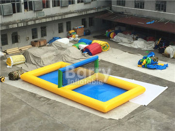 Outdoor Inflatable Sports Games PVC Inflatable Water Volleyball Court