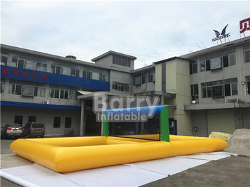 Outdoor Inflatable Sports Games PVC Inflatable Water Volleyball Court