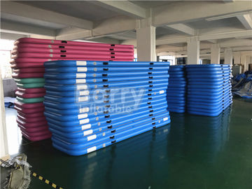 Home Inflatable Air Track Tumbling Gymnastics Mats / Customized PVC Sport Air Tumbling Track