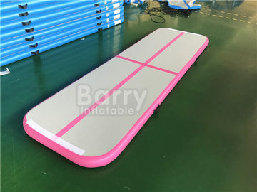 Home Inflatable Air Track Tumbling Gymnastics Mats / Customized PVC Sport Air Tumbling Track