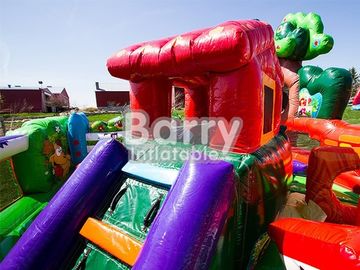 Custom Blow Up Obstacle Course For Kid Party Time Playground Inflatable Jumping Bounce