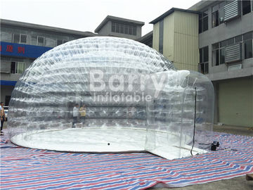 Transparent Inflatable Bubble Tent , Outdoor Camping Air Tent With PVC Tarpaulin