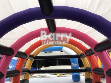 Outside PVC Inflatable Tennis Tent , Inflatable Arch Tent For Sports