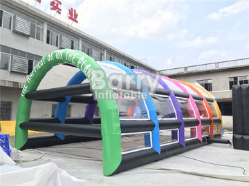 Outside PVC Inflatable Tennis Tent , Inflatable Arch Tent For Sports