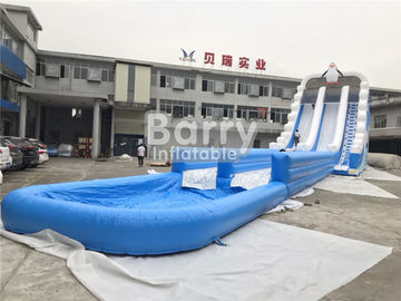 Custom Size Large Outdoor Commercial Inflatable Giant Water Slide For Event