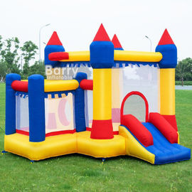 EN71 Inflatable Bounce For Backyard Kids Funny Time Jumping Castle With 0.55mm PVC