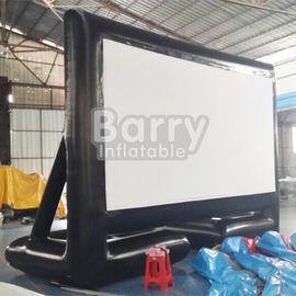 Commercial Black Inflatable Movie Projector Screen For Outdoor Event