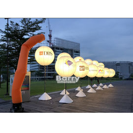 Advertising Inflatable Golf Ball 2.5m Diameter / Inflatable LED Ball For Wedding Decoration