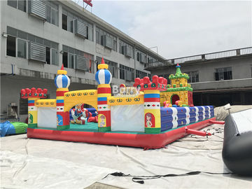 Commercial Inflatable Playground Amusement Park Bouncer Slide For Kids