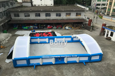 Outdoor Inflatable Sports Games PVC Inflatable Football Field Court