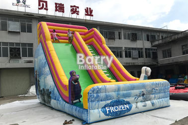 Outdoor Inflatable Dry Slide For Kids / Commerical Slide With Princess