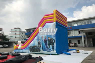 Outdoor Inflatable Dry Slide For Kids / Commerical Slide With Princess