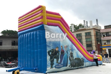 Outdoor Inflatable Dry Slide For Kids / Commerical Slide With Princess
