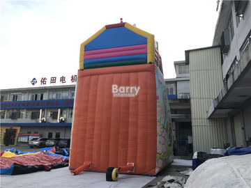 PVC Commercial Inflatable Slide / Custom Design Inflatable Dry Slide Playground