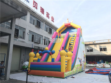 PVC Commercial Inflatable Slide / Custom Design Inflatable Dry Slide Playground