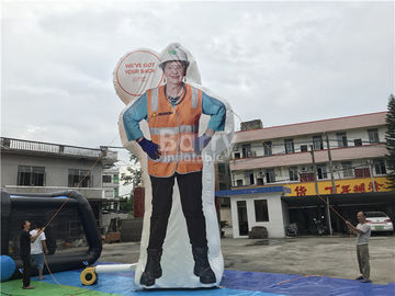 Custom Inflatable Advertising Products , Event Decoration Clean Woman Inflatable Model Character