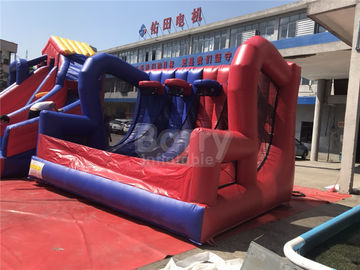 Custom Design Outdoor Sports Games 4 Baskets Inflatable Basketball Hoop